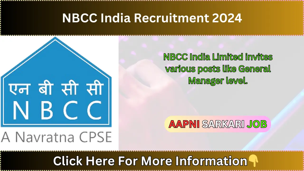 NBCC India Recruitment 2024