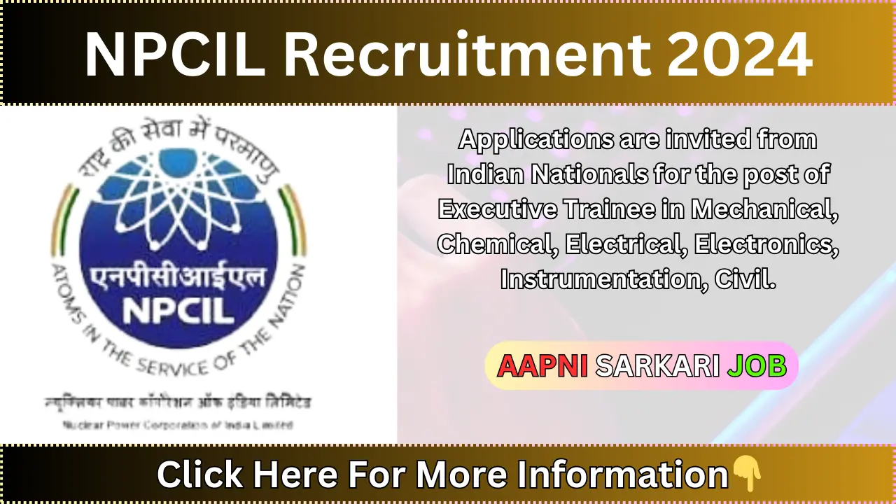 NPCIL Recruitment 2024