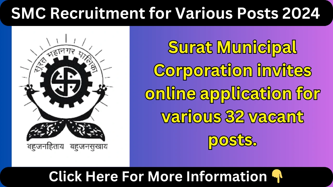 SMC Recruitment for Various Posts 2024