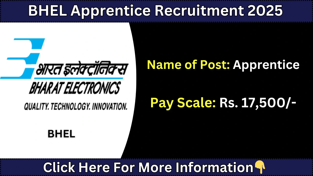 BHEL Apprentice Recruitment 2025