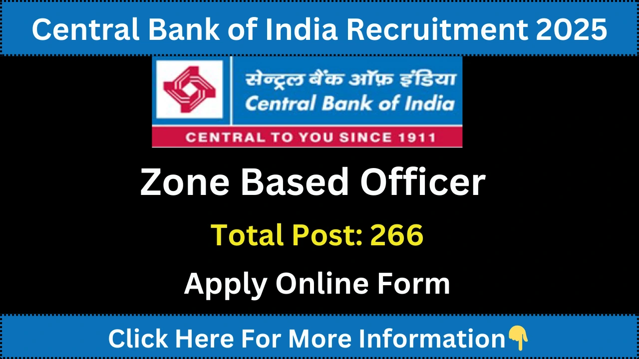 Central Bank of India Recruitment 2025