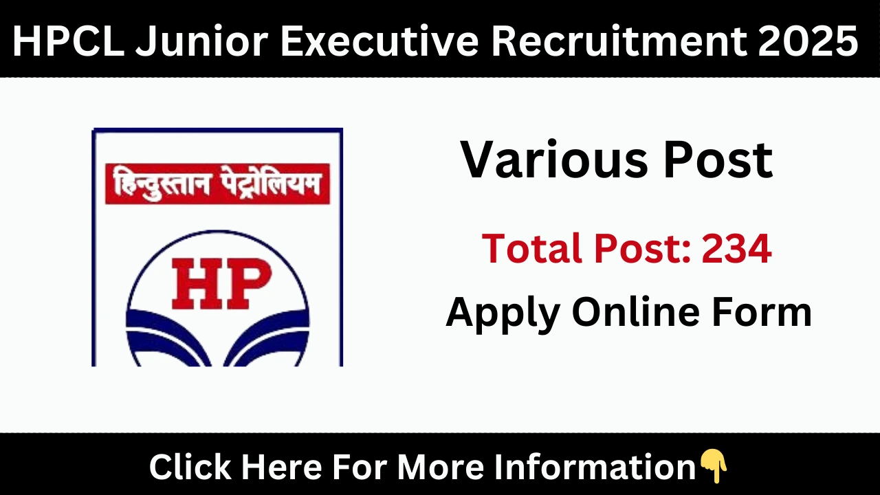 HPCL Junior Executive Recruitment 2025