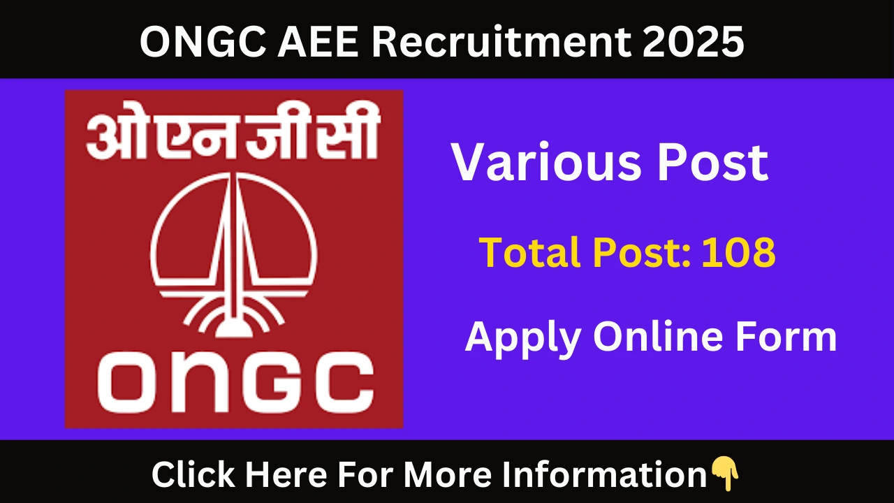 ONGC AEE Recruitment 2025