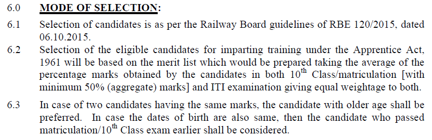 RRC SCR Apprentice Recruitment