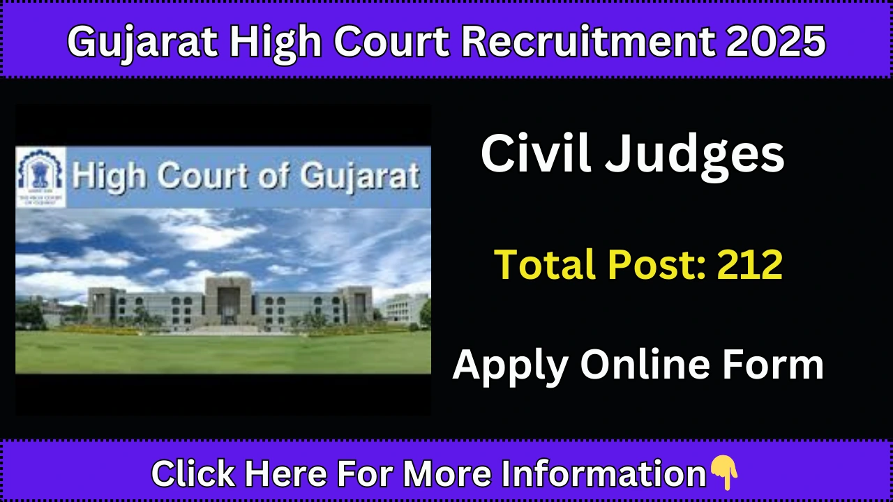 Gujarat High Court Recruitment 2025