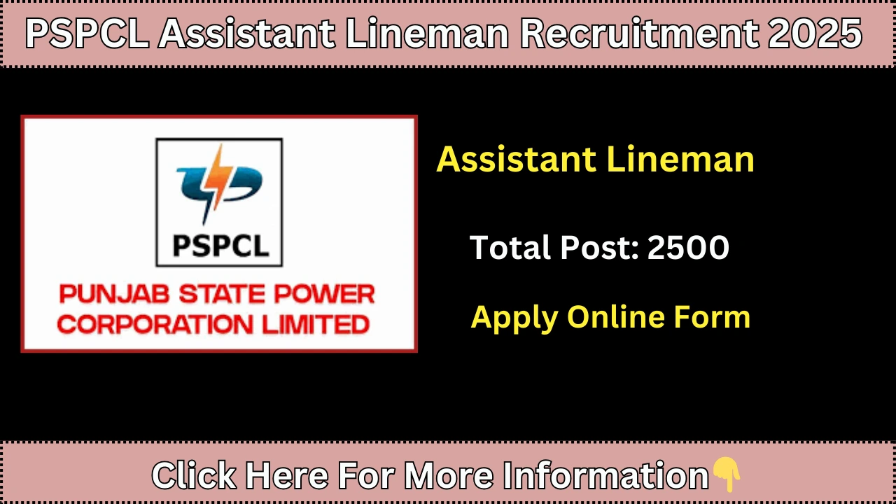 pspcl-assistant-lineman-recruitment-2025