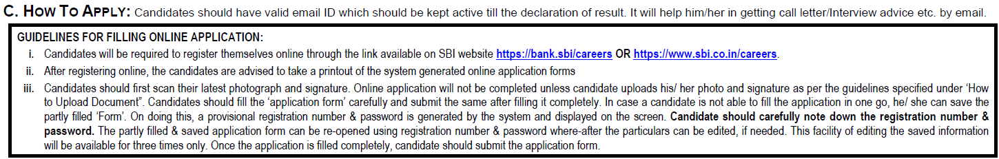 How to Apply SBI Retired Bank Officers Recruitment 2025