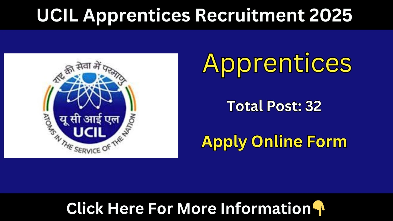 UCIL Apprentices Recruitment 2025