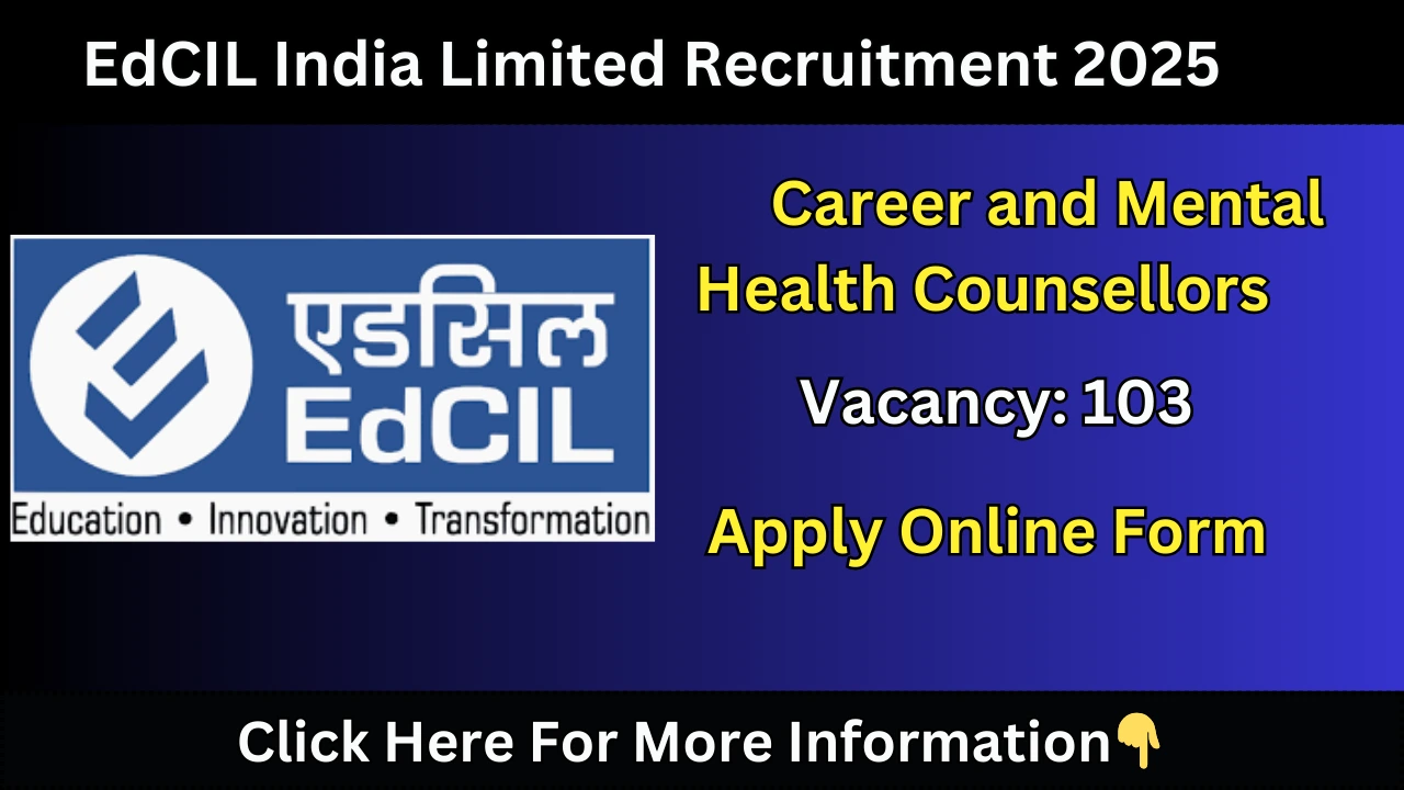 EdCIL India Limited Recruitment 2025
