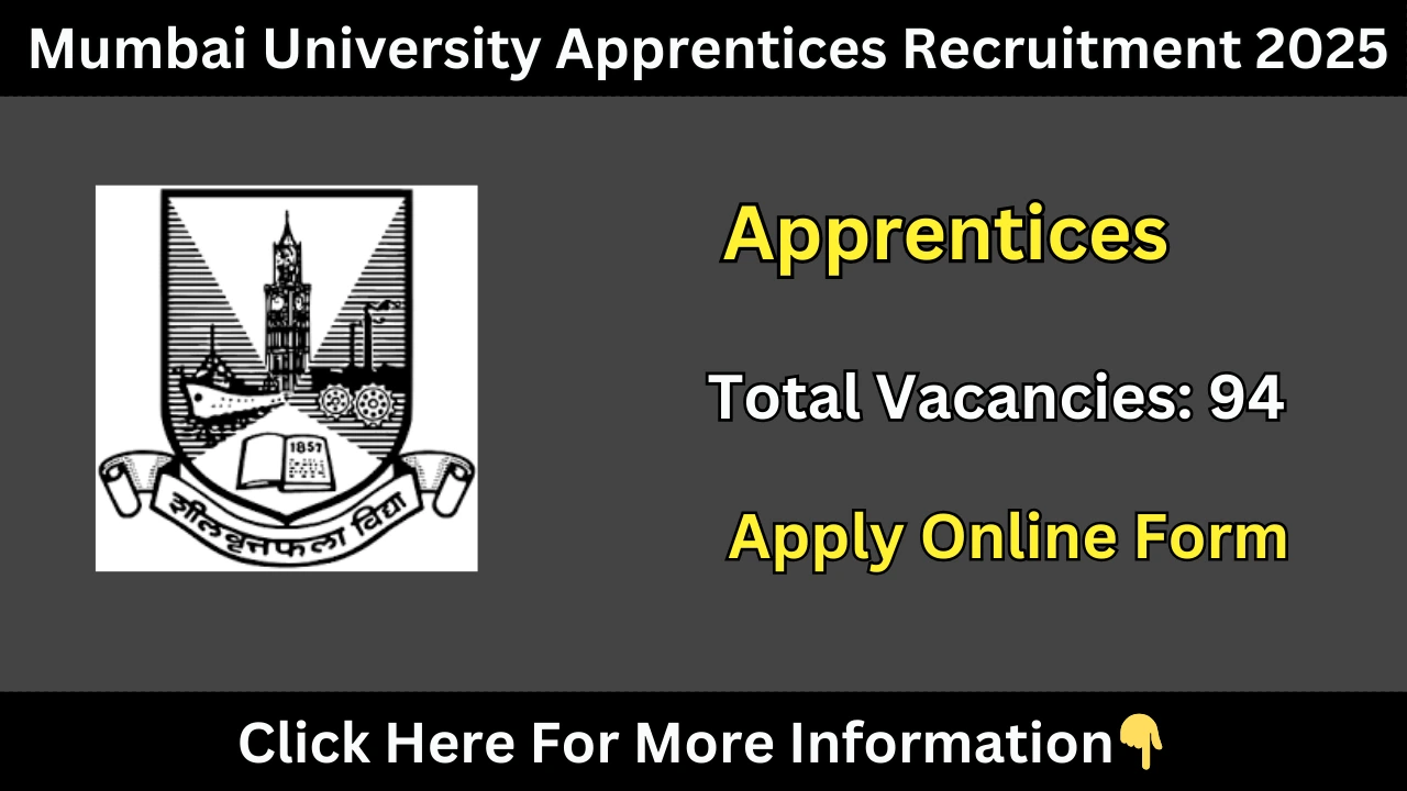 Mumbai University Apprentices Recruitment 2025