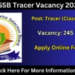 GPSSB Tracer Vacancy 2025