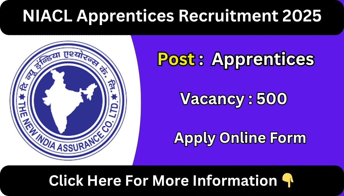 NIACL Apprentices Recruitment 2025