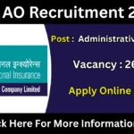 NICL AO Recruitment 2025