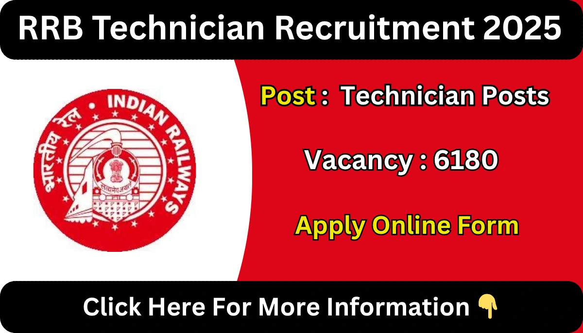 RRB Technician Recruitment 2025