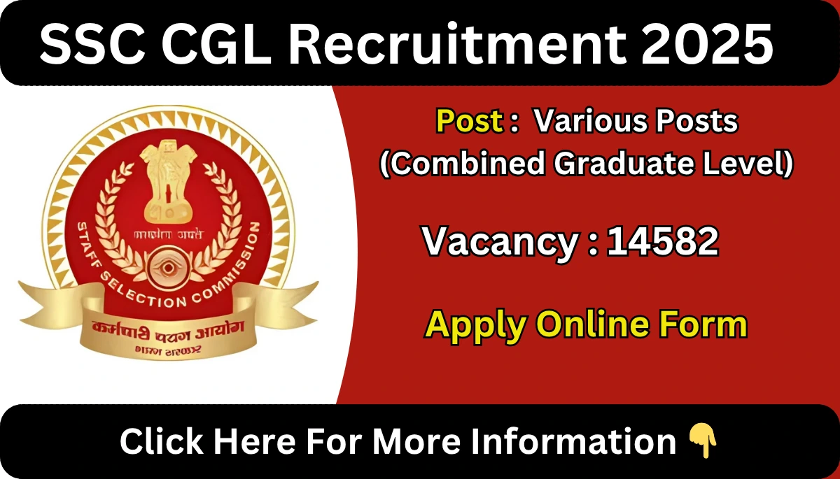 SSC CGL Recruitment 2025