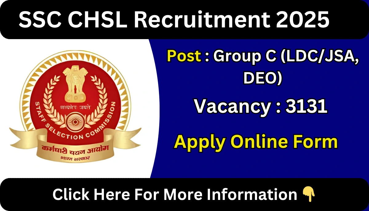 SSC CHSL Recruitment 2025