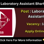 GSSSB Laboratory Assistant Bharti 2025