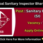 Municipal Sanitary Inspector Bharti 2025