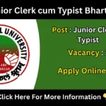 SPU Junior Clerk cum Typist Bharti 2025