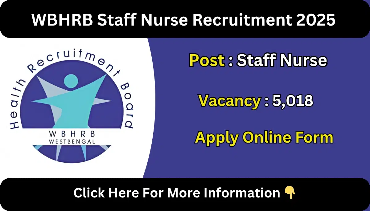 WBHRB Staff Nurse Recruitment 2025