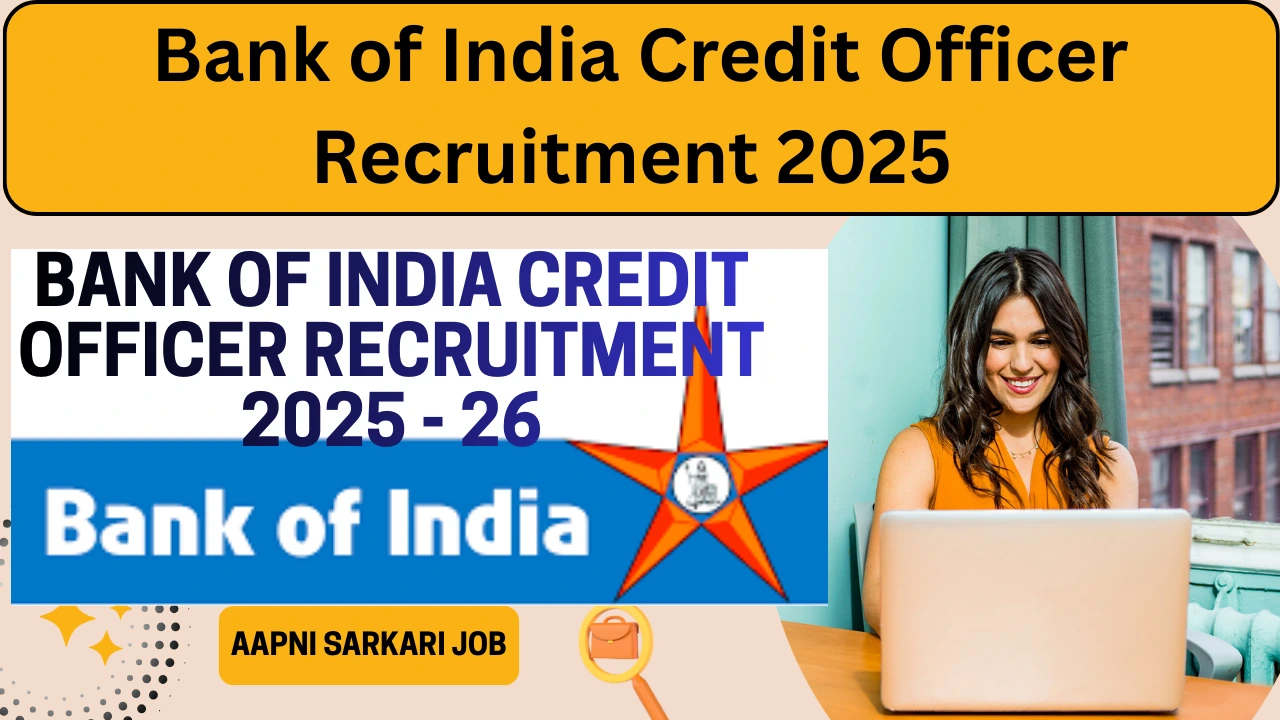 Bank of India Credit Officer Recruitment 2025
