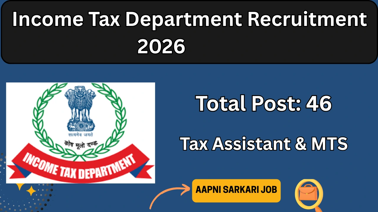 Income Tax Department Recruitment 2026