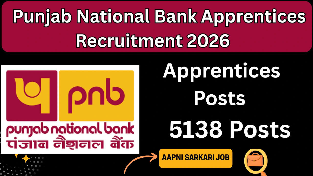 Punjab National Bank Apprentices Recruitment 2026