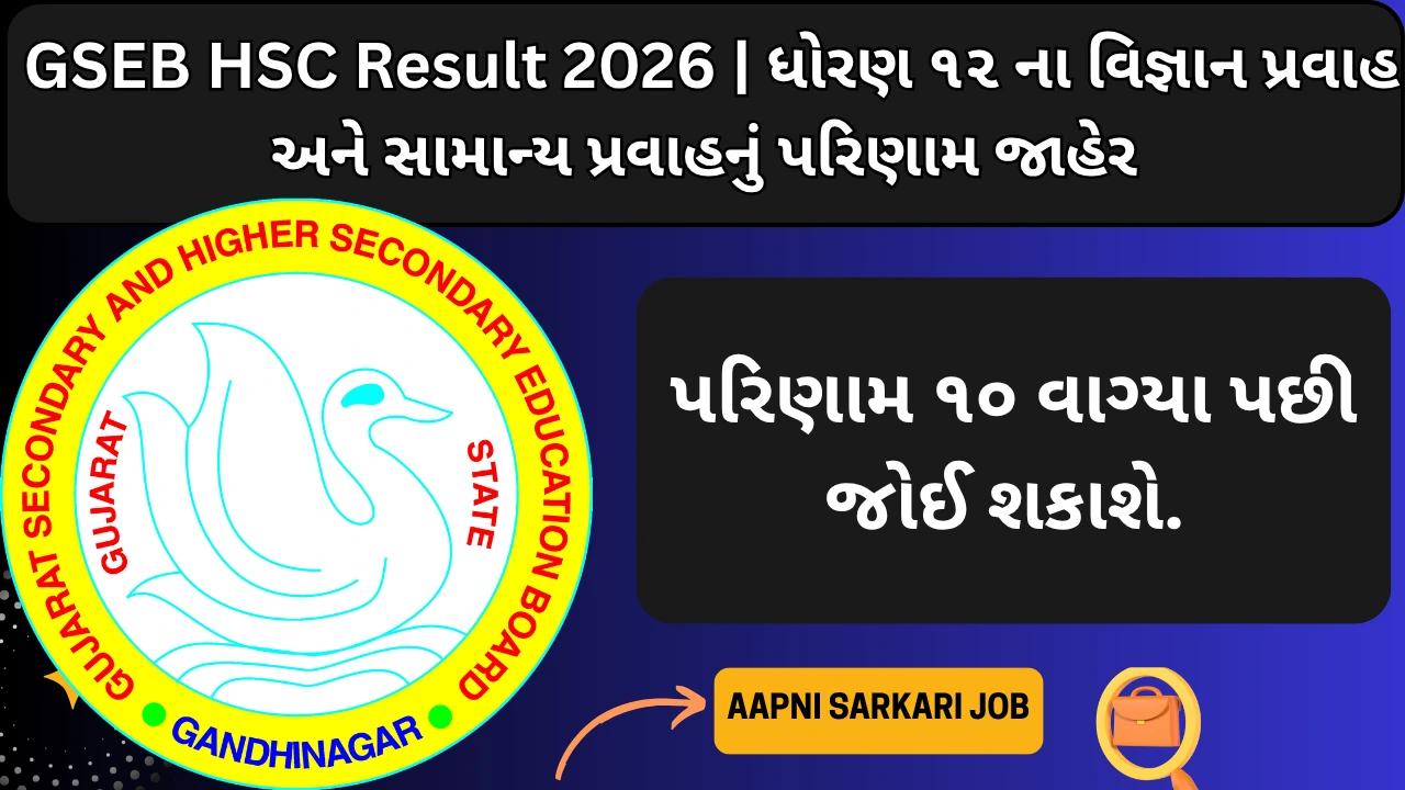 GSEB HSC Result 2026